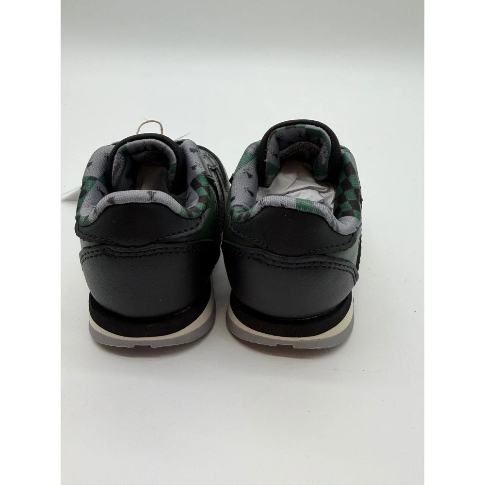Reebok Harry Potter Classic Leather Slytherin Toddler Shoes Green‎ Black 4